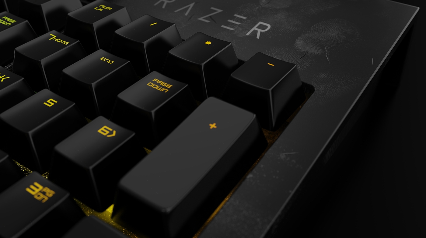 Thunder snake keyboard，Mechanical keyboard，Gaming keyboard，keyboard，Render，