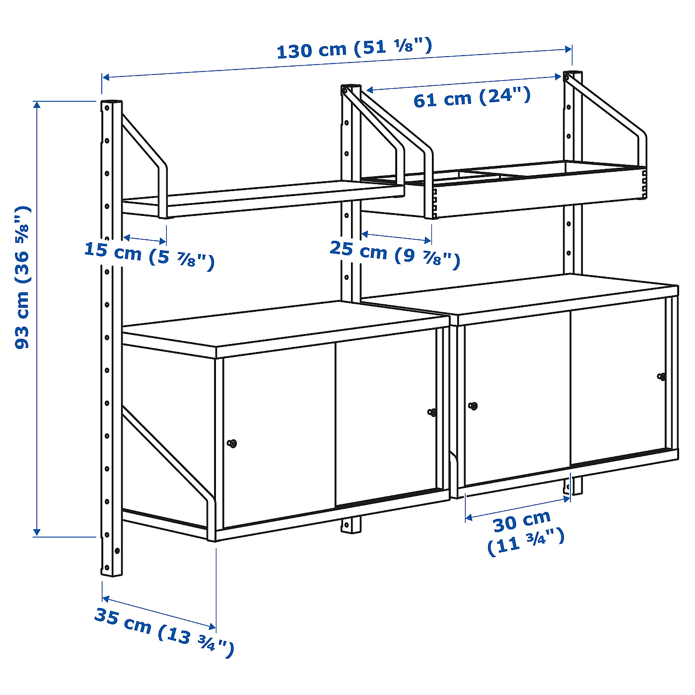 Svalnäs壁挂，储物组合，宜家，IKEA，