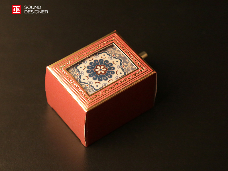 Hand music box，New Year gift，Baoxianghua series，