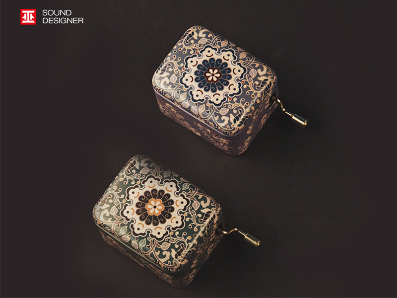 Hand music box，New Year gift，Baoxianghua series，