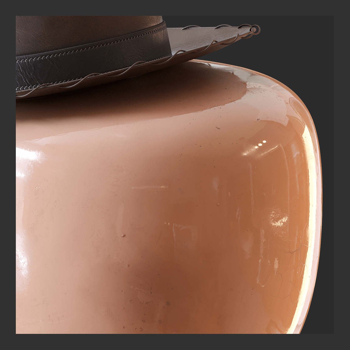 Ceramic doll，Card moving character，cgi，Digital art，