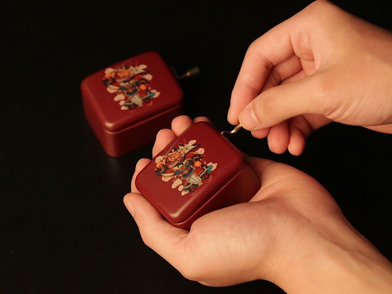 New Year gift，Hand music box，Year of the tiger，Huwei，
