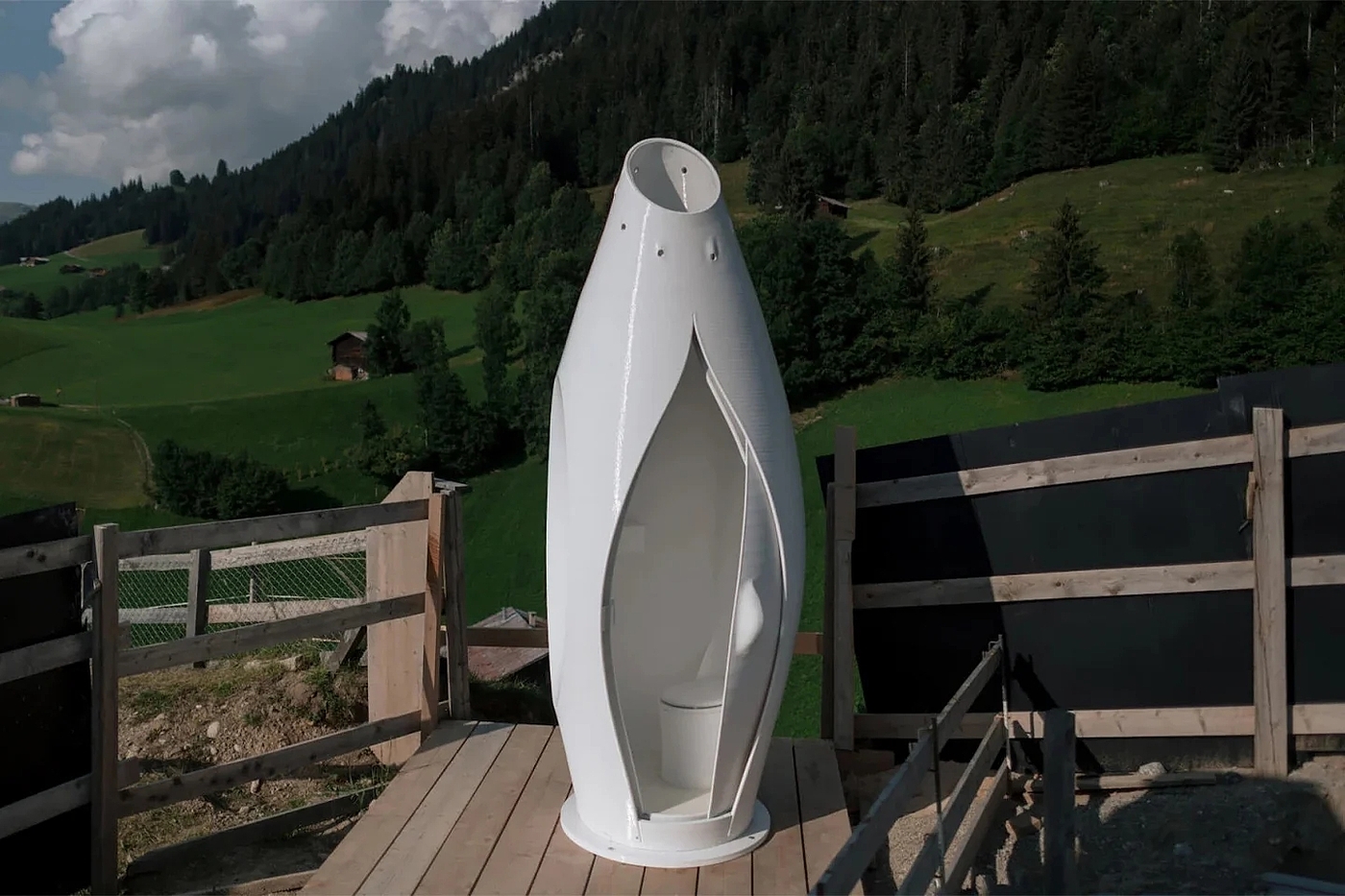 3D printing，Portable toilet，Recycled plastics，environment protection，