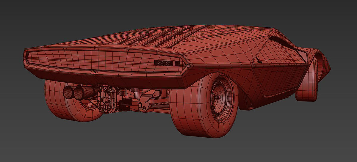 automobile，Marcello Gandini，corona，Render，