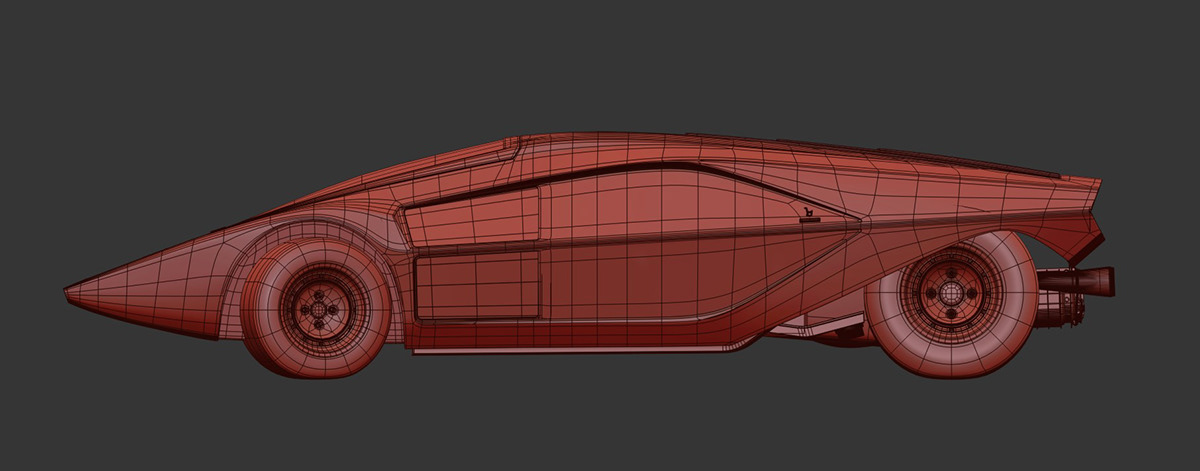 automobile，Marcello Gandini，corona，Render，