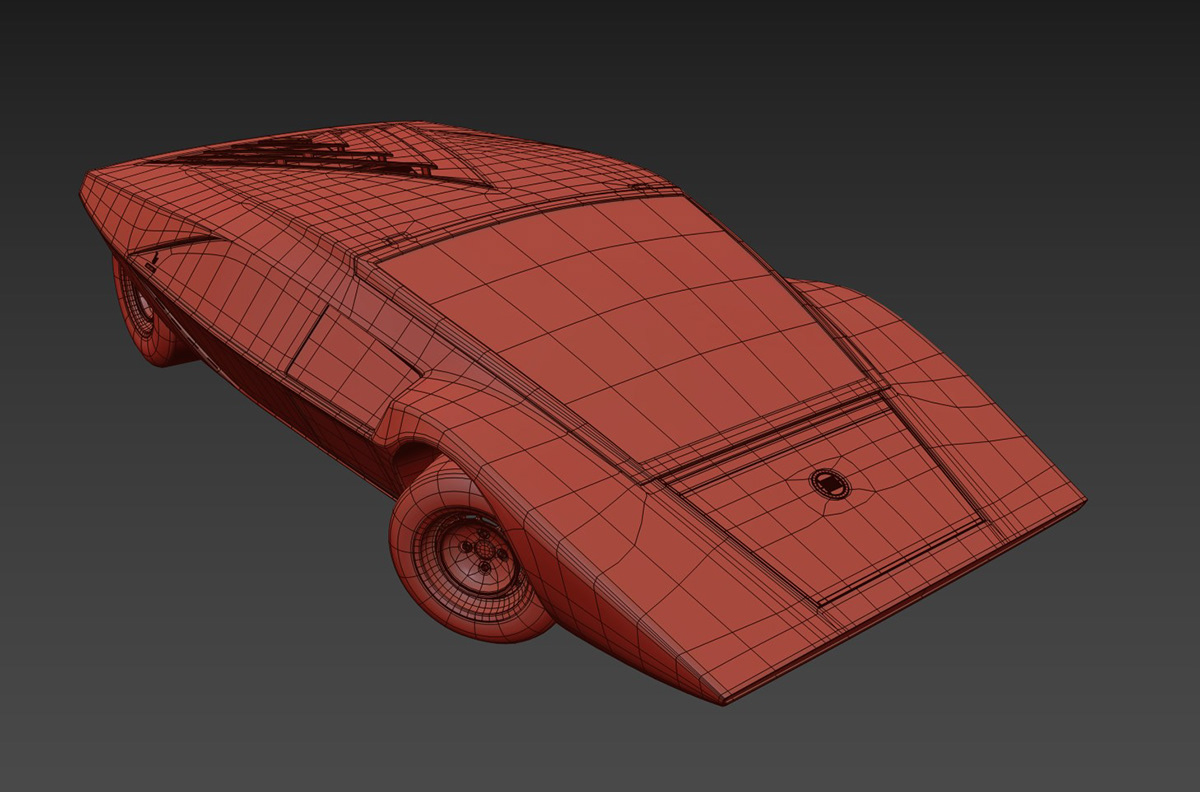 automobile，Marcello Gandini，corona，Render，