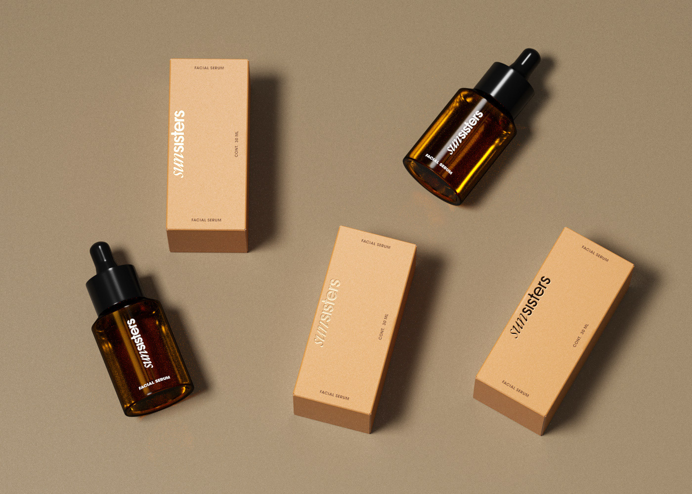 SunSisters，packing，skin care products，