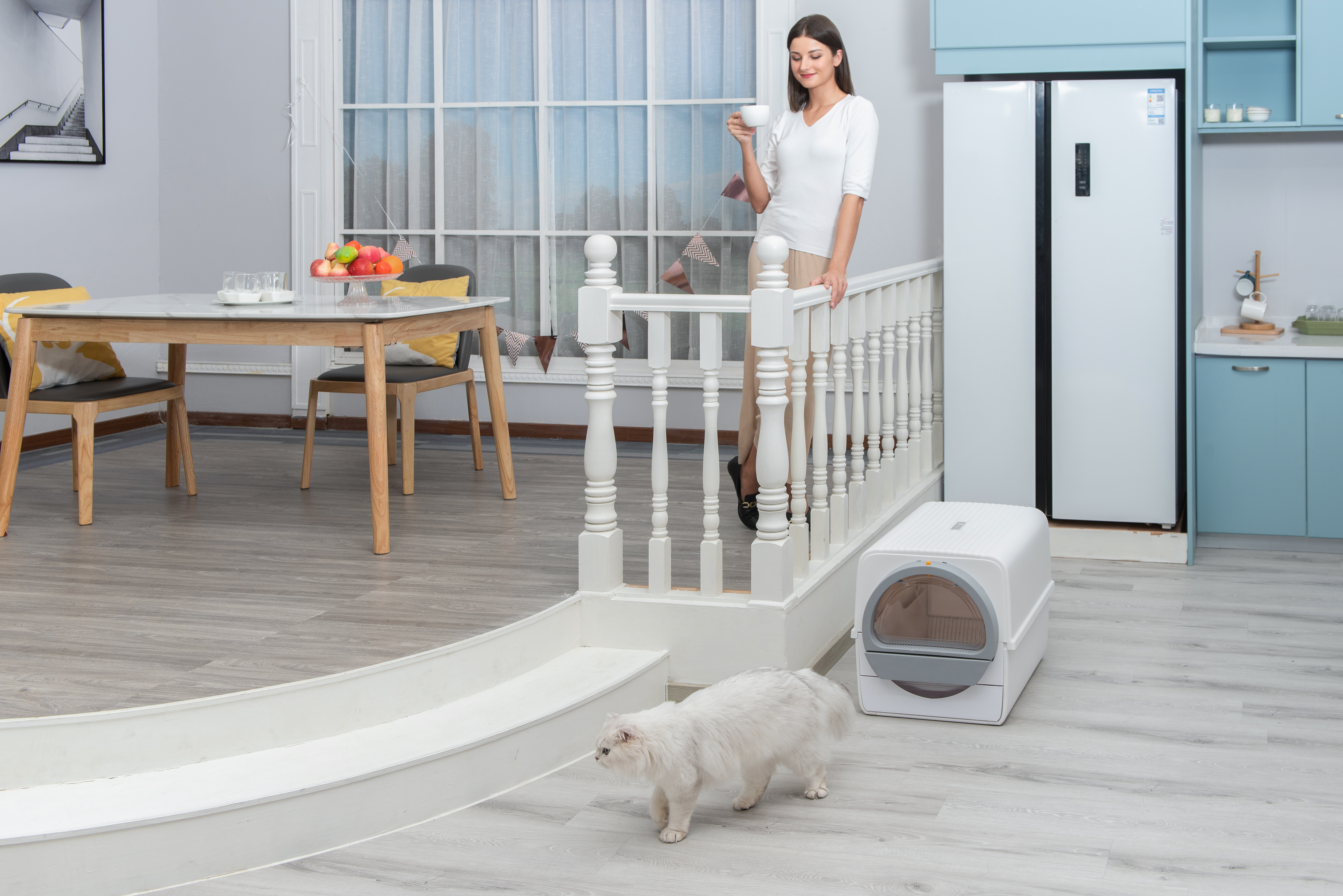 Product design, product rendering, industrial design, litter Basin，