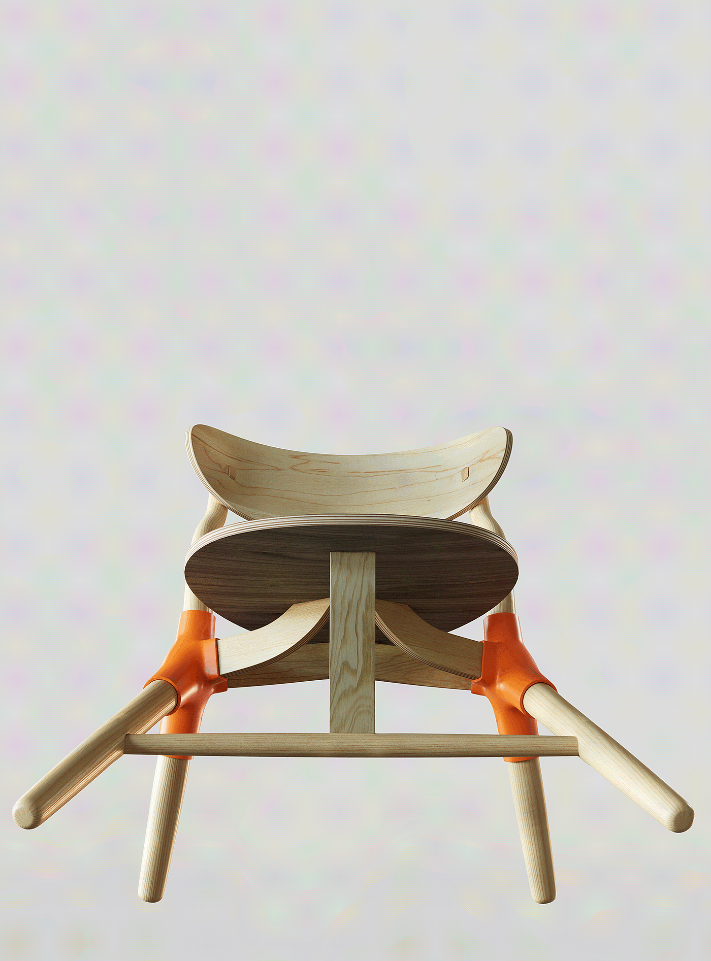 chair，Plastic，wood，3d，furniture design ，