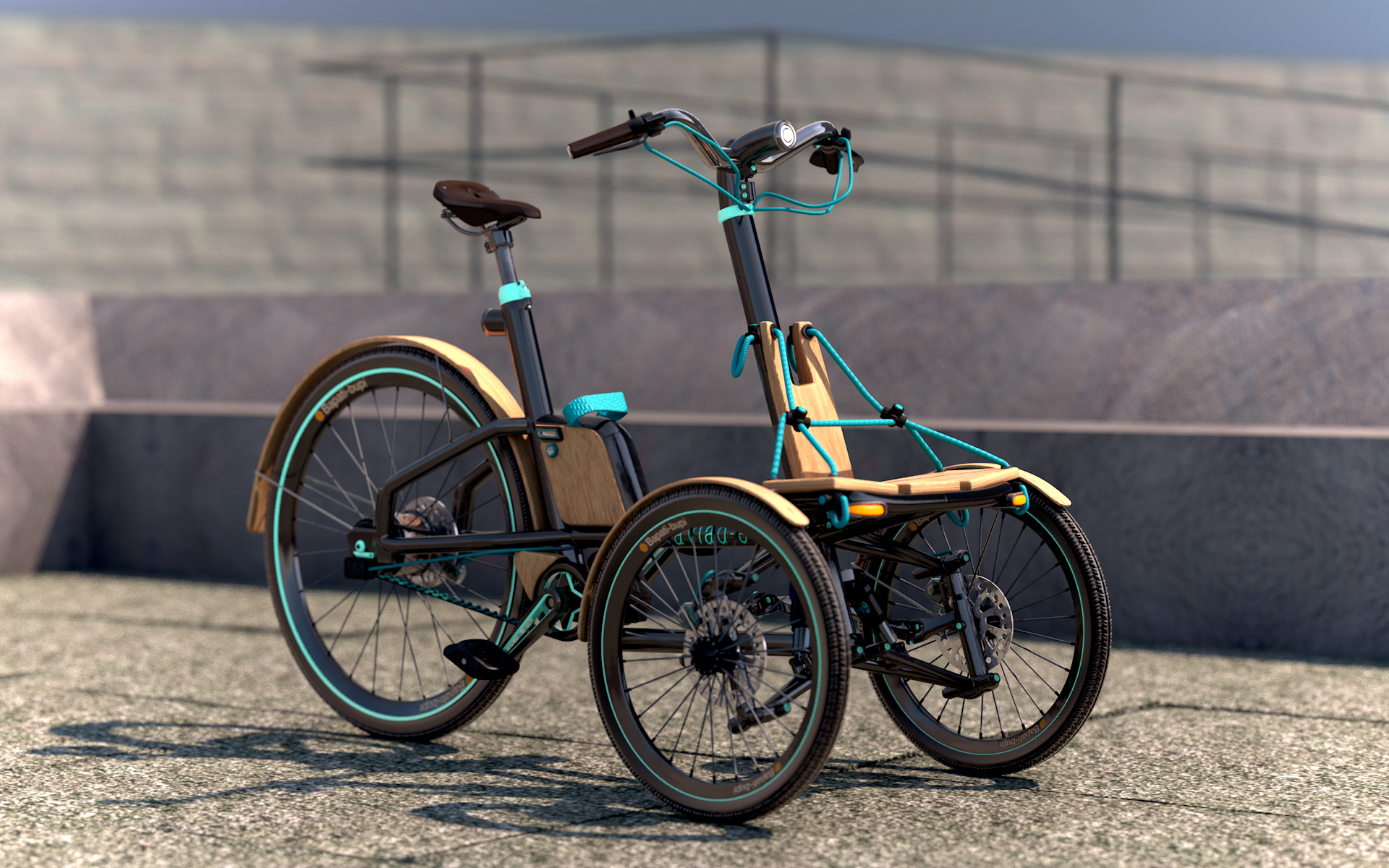 Tricycle，vehicle，kaylade-e，Electric vehicle，moped，sketch，