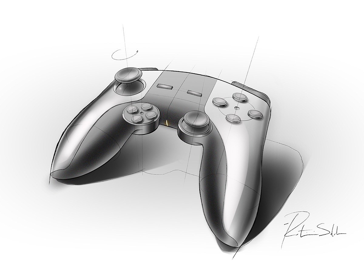 Hand drawn，Industrial design sketch，