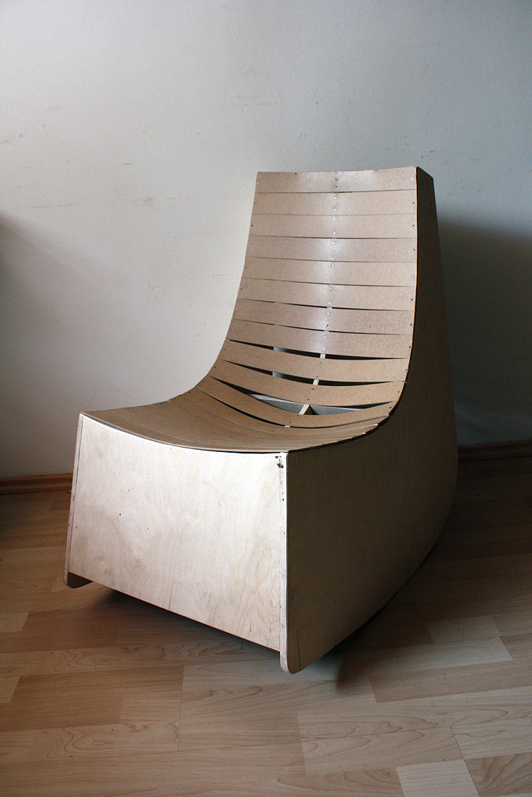 Kitin，Rocking chair，carbon fibre，product design，deck chair，chair，