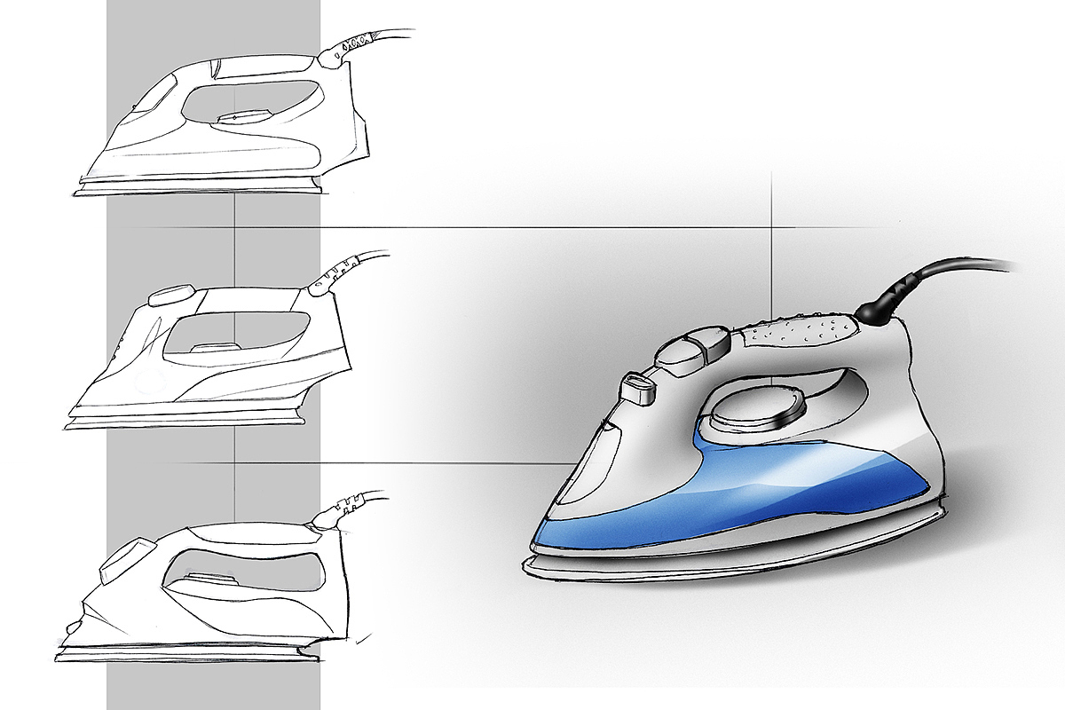 Hand drawn，Industrial design sketch，