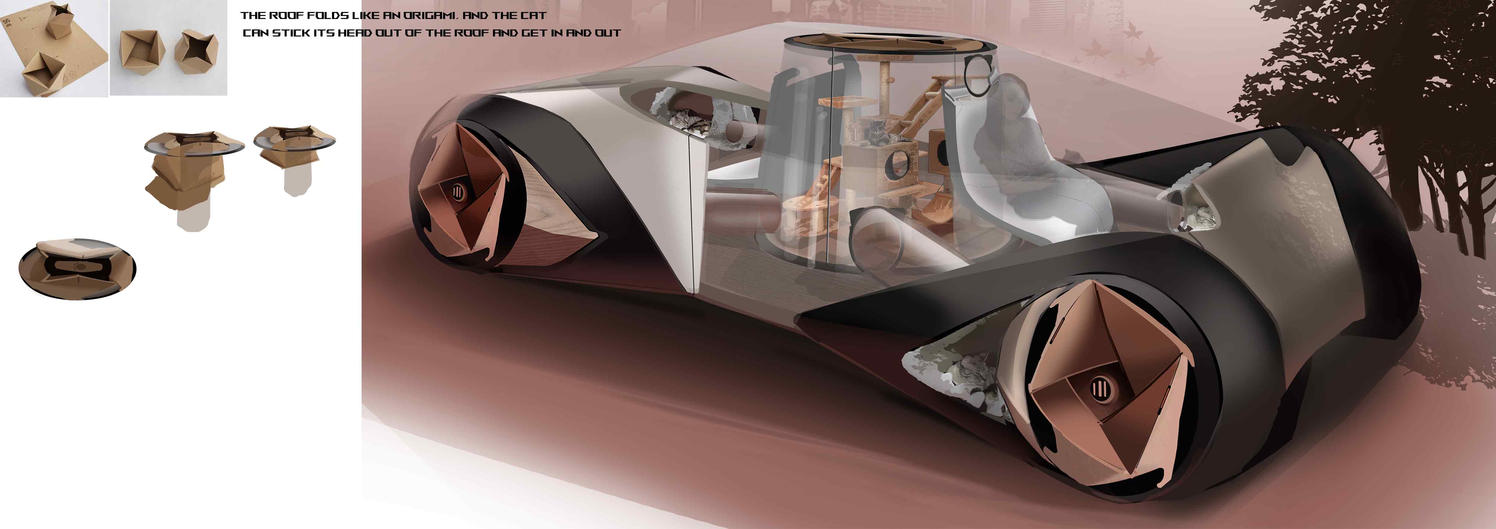 Automobile design，2d rendering，Automobile exterior decoration design，Hand drawn，Automobile design competition，sample reels，