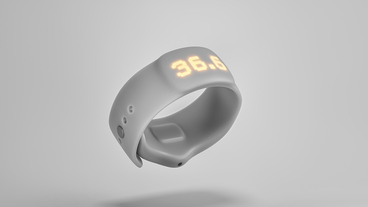 Wearable disinfection Bracelet，Personal Sanitizing，Ivan Zhurba，