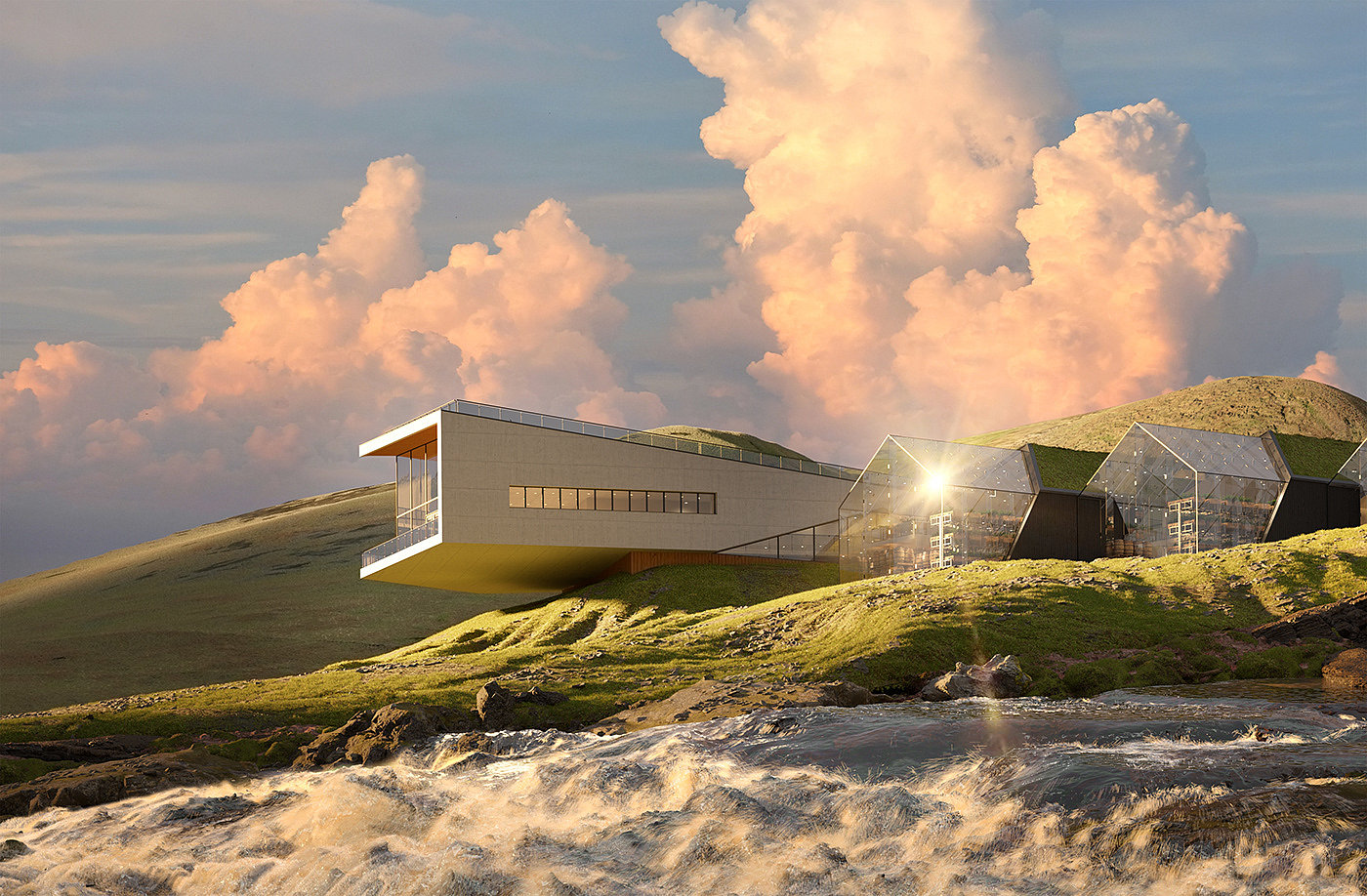 Concept winery，Faroe Islands，Factories in northern Europe，Visual warehouse，Whisky，