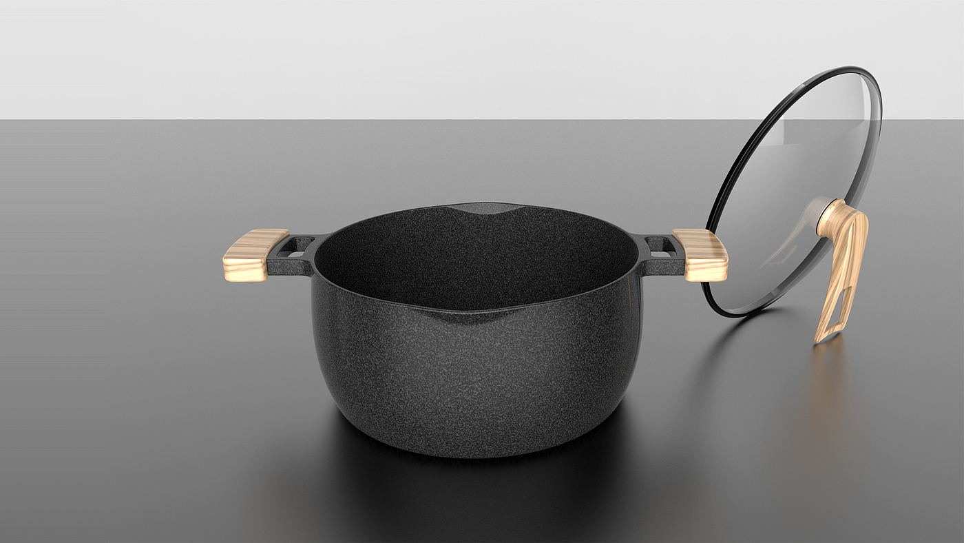 industrial design，Appearance design，cookware，Wok，Soup pot，The milk pot，