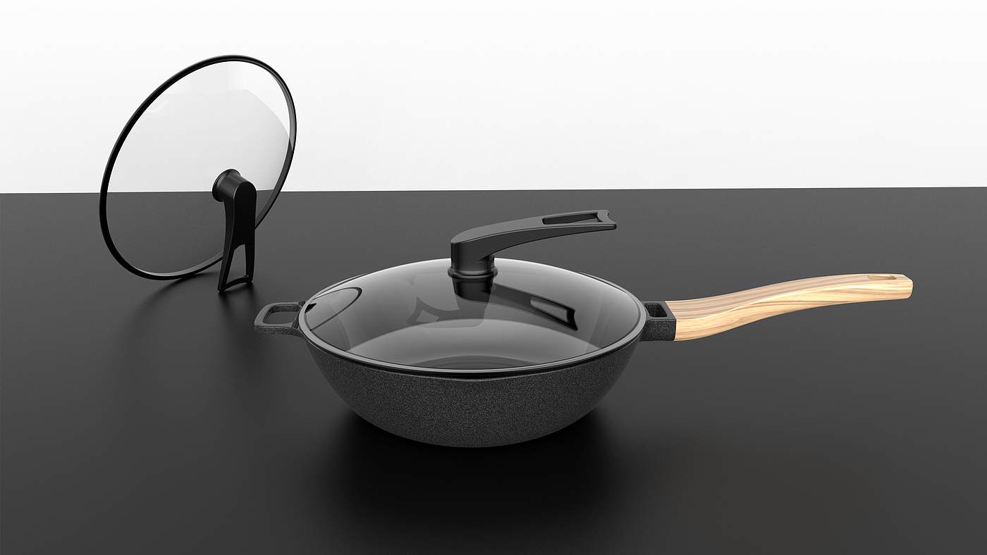 industrial design，Appearance design，cookware，Wok，Soup pot，The milk pot，