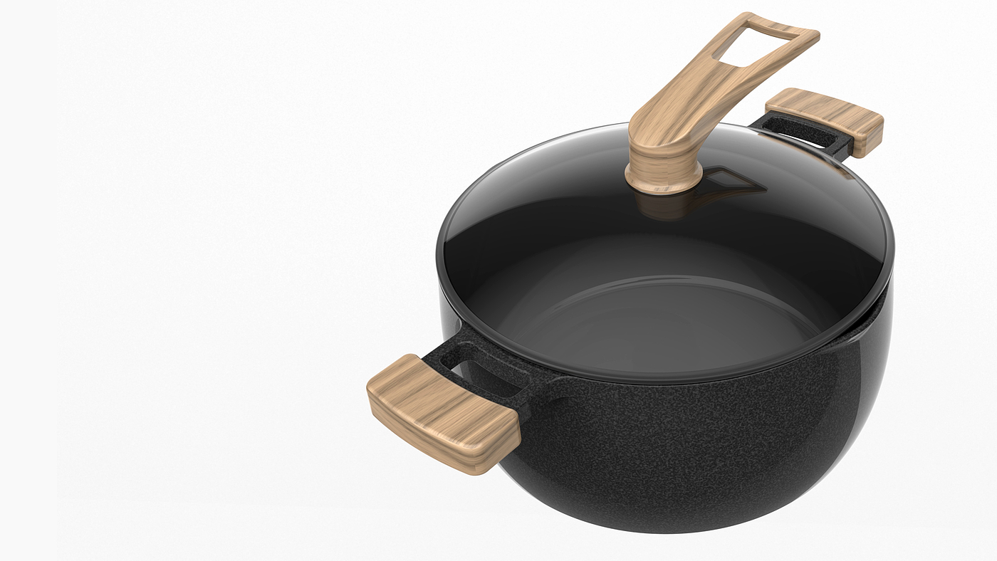 industrial design，Appearance design，cookware，Wok，Soup pot，The milk pot，