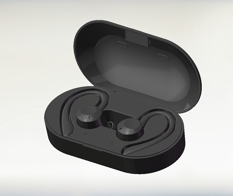 TWS耳机，结构设计，蓝牙耳机，运动耳机，耳机，耳挂，亚马逊，电商，