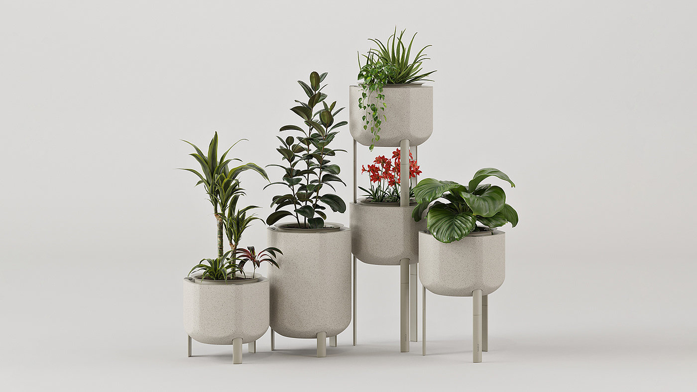 Marly Garden，Modular planting，Planters，