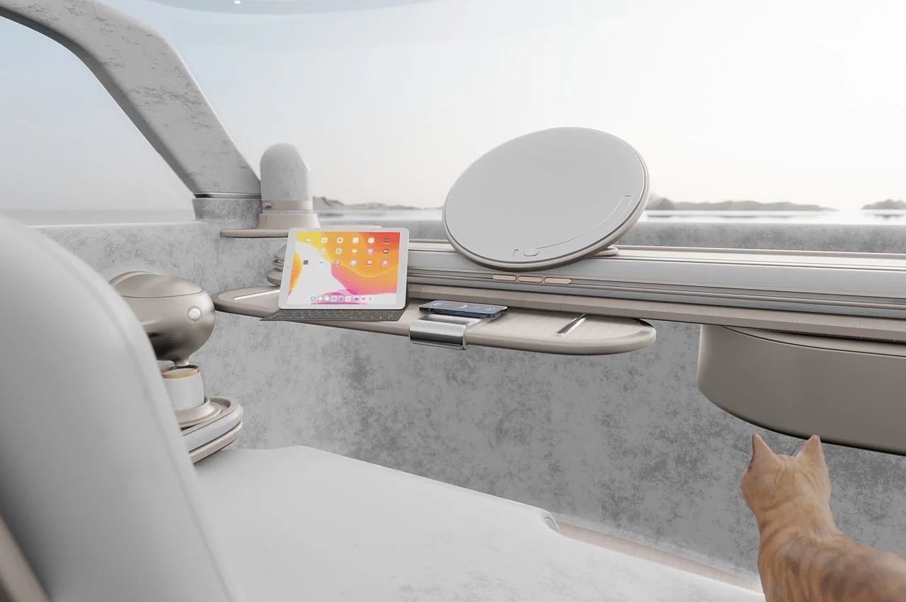 renault，electric vehicle，"Pet communication device"，RENAULT PET COMMUNI，Renault ez-go concept car，