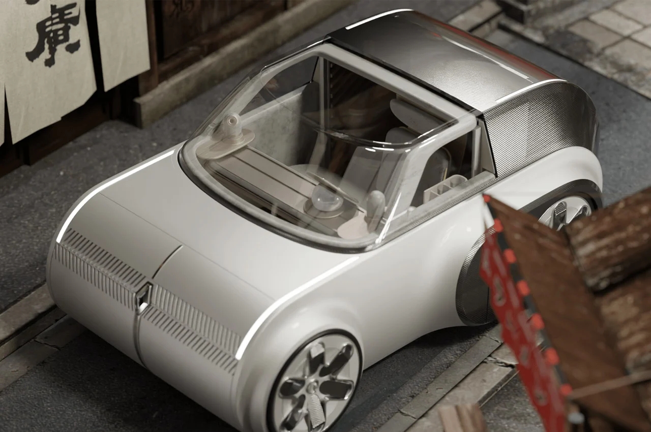 renault，electric vehicle，"Pet communication device"，RENAULT PET COMMUNI，Renault ez-go concept car，