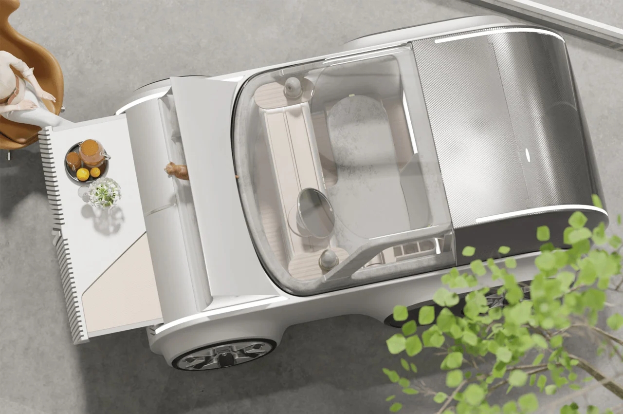 renault，electric vehicle，"Pet communication device"，RENAULT PET COMMUNI，Renault ez-go concept car，