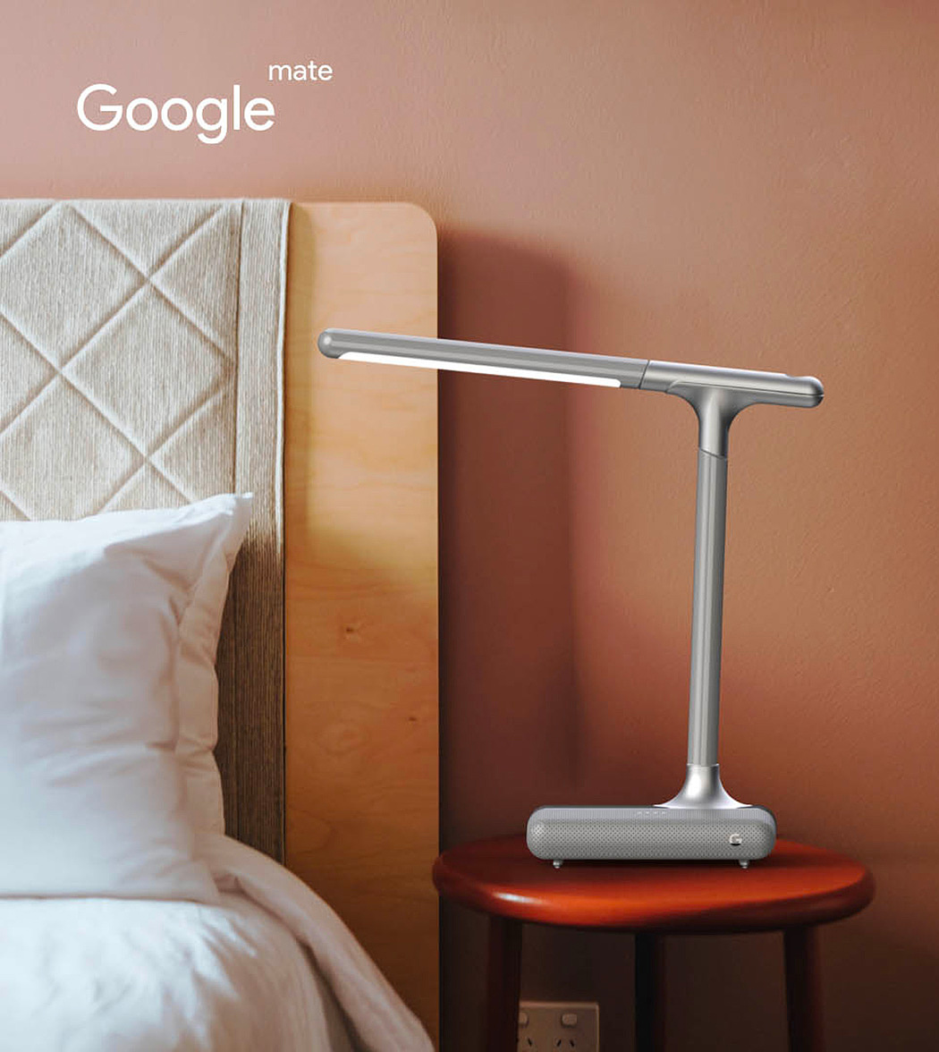 Google Mate，Desk lamp，aged，