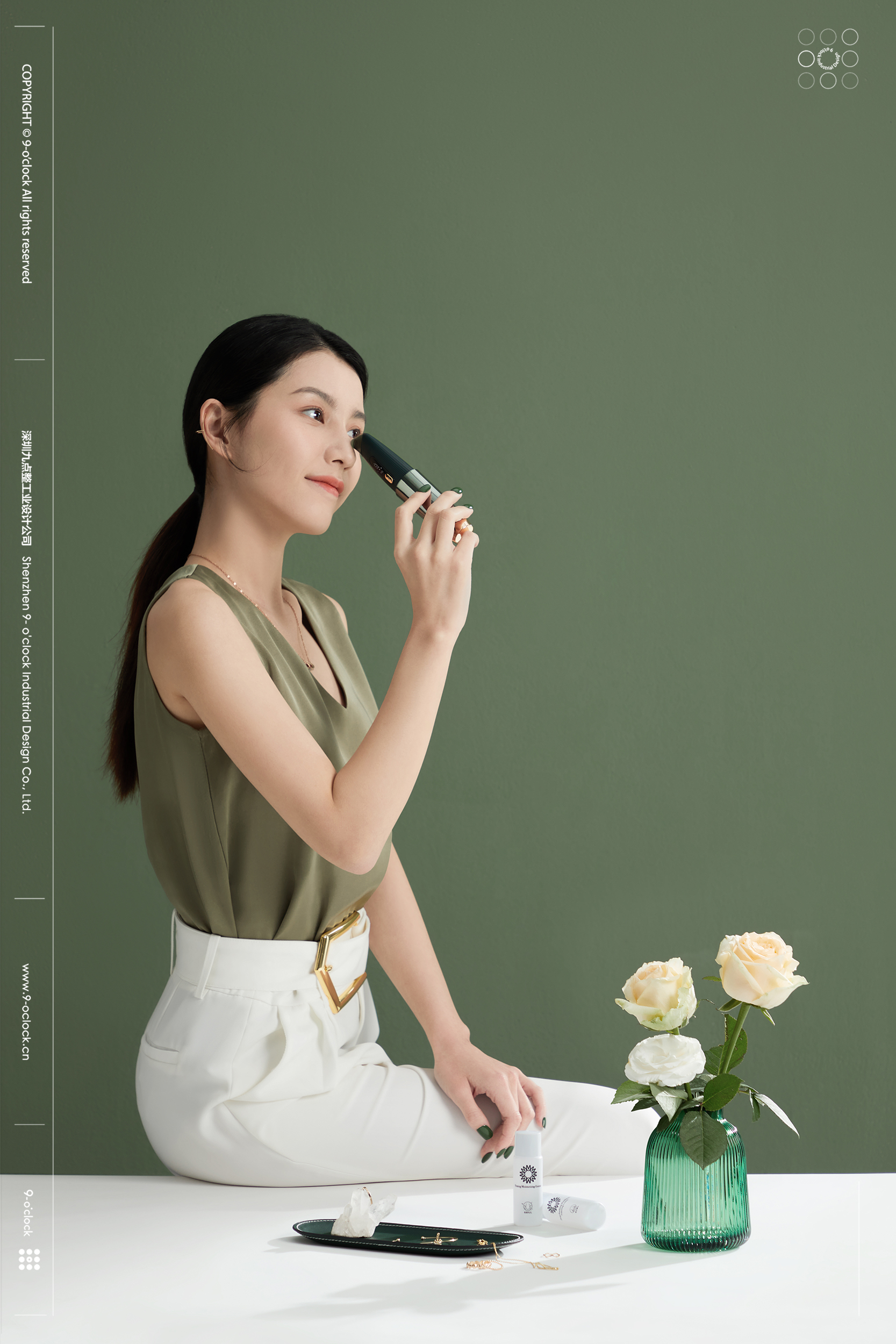 Blackhead instrument，Industrial Design，Weixin small green diamond blackhead instrument，