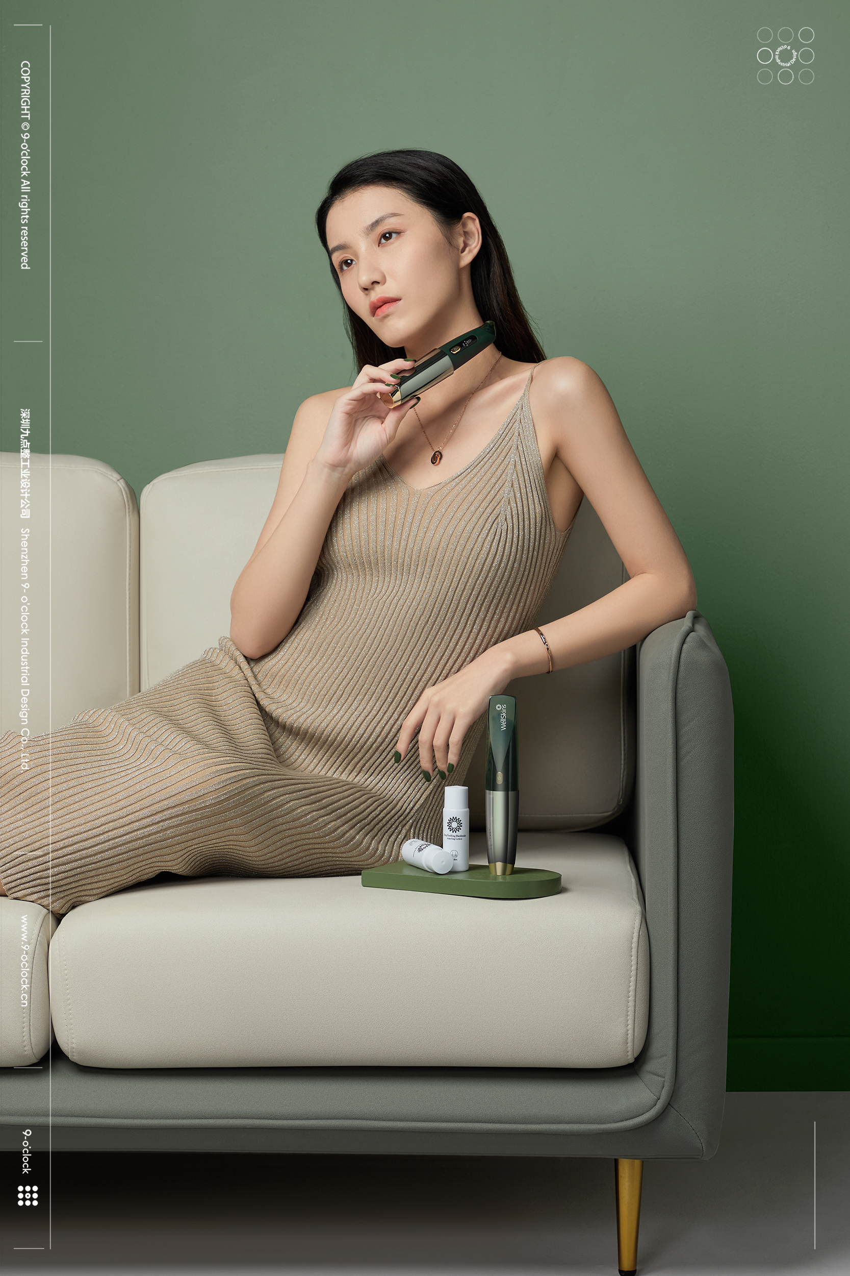 Blackhead instrument，Industrial Design，Weixin small green diamond blackhead instrument，