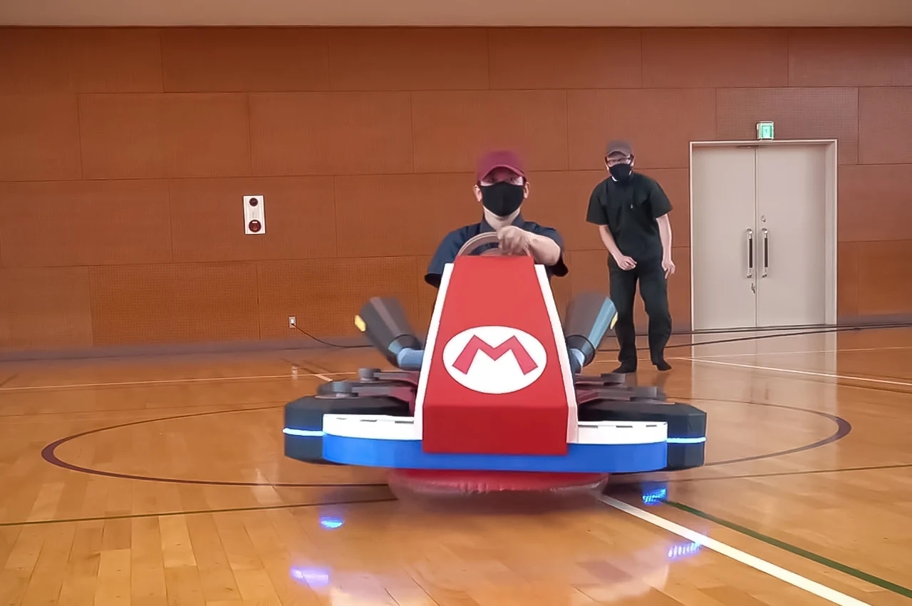 Mario，Go kart hovercraft，go-kart，hovercraft，carton，originality，environment protection，
