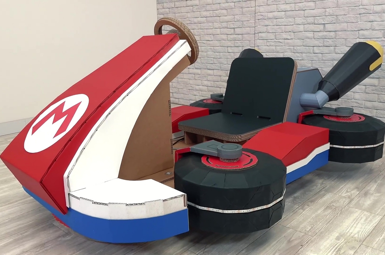Mario，Go kart hovercraft，go-kart，hovercraft，carton，originality，environment protection，