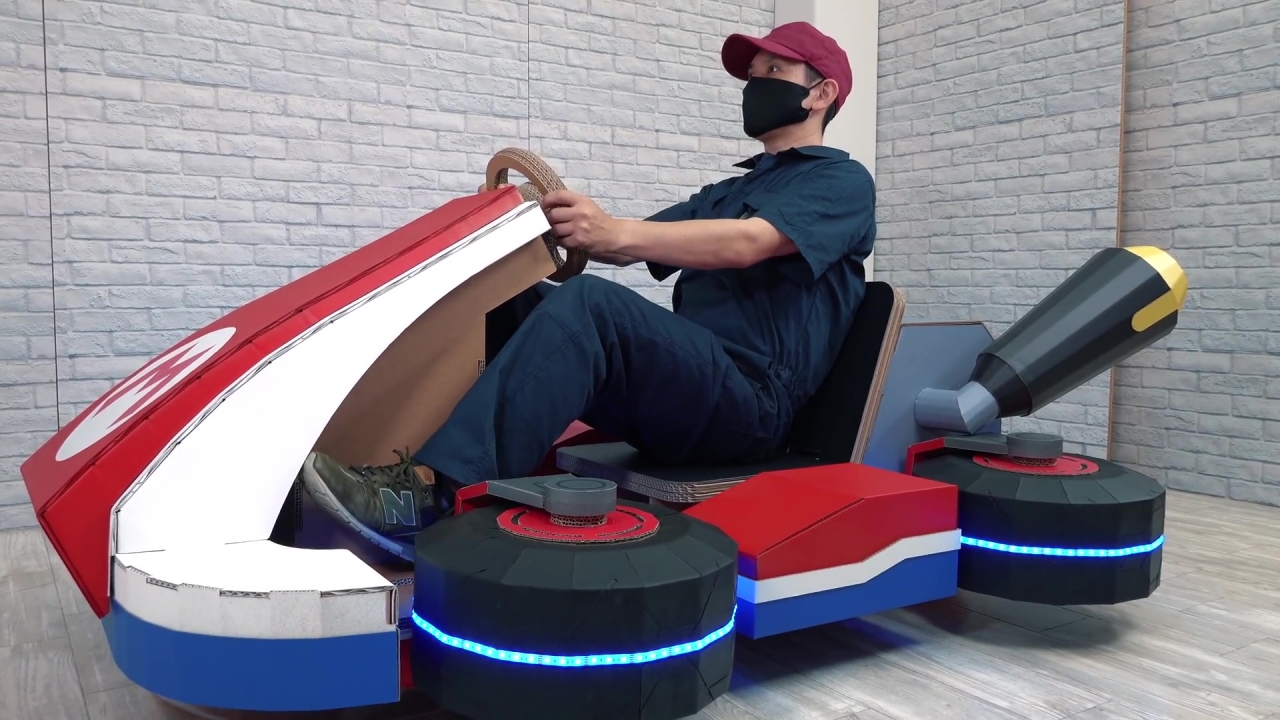 Mario，Go kart hovercraft，go-kart，hovercraft，carton，originality，environment protection，