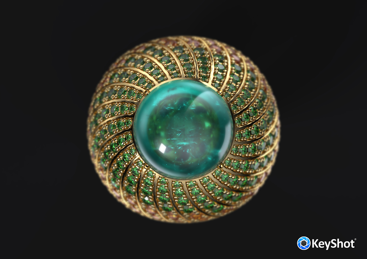 keyshot，Jewellery，jewelry，rhino，Zbrush，Render，gemstone，animation，