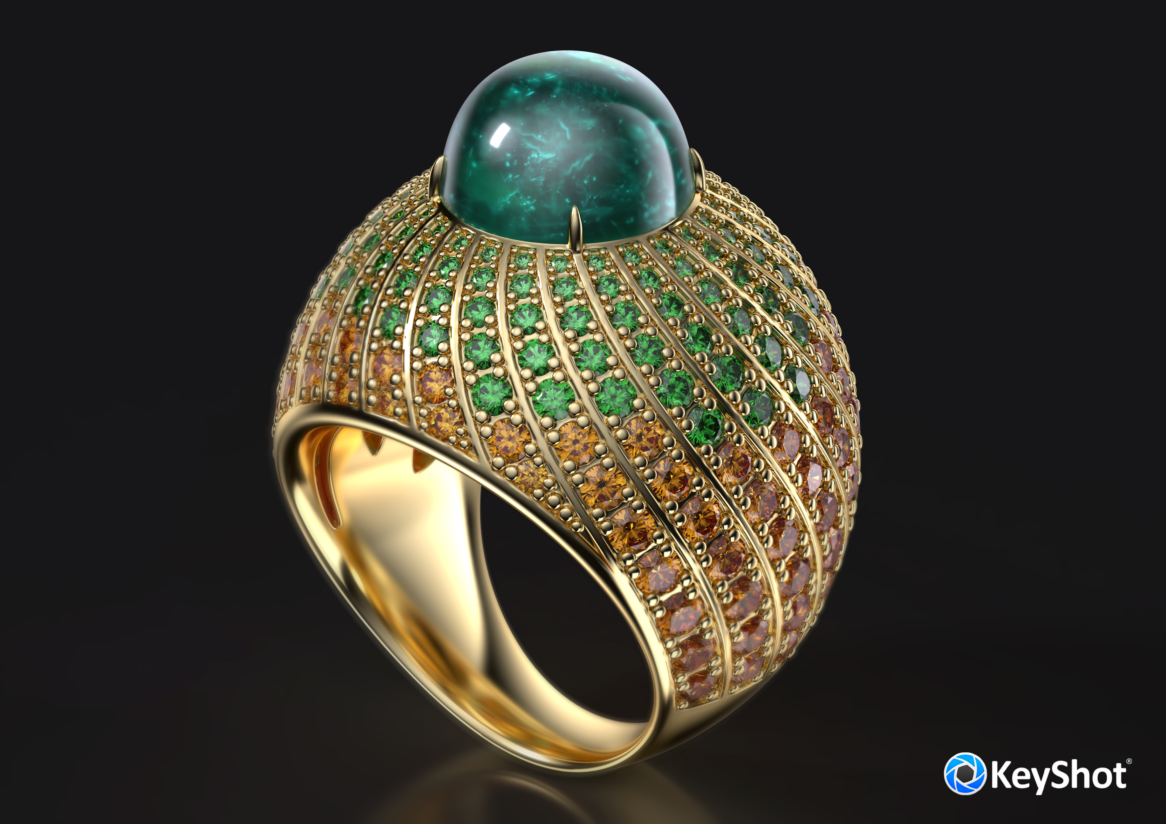 keyshot，Jewellery，jewelry，rhino，Zbrush，Render，gemstone，animation，