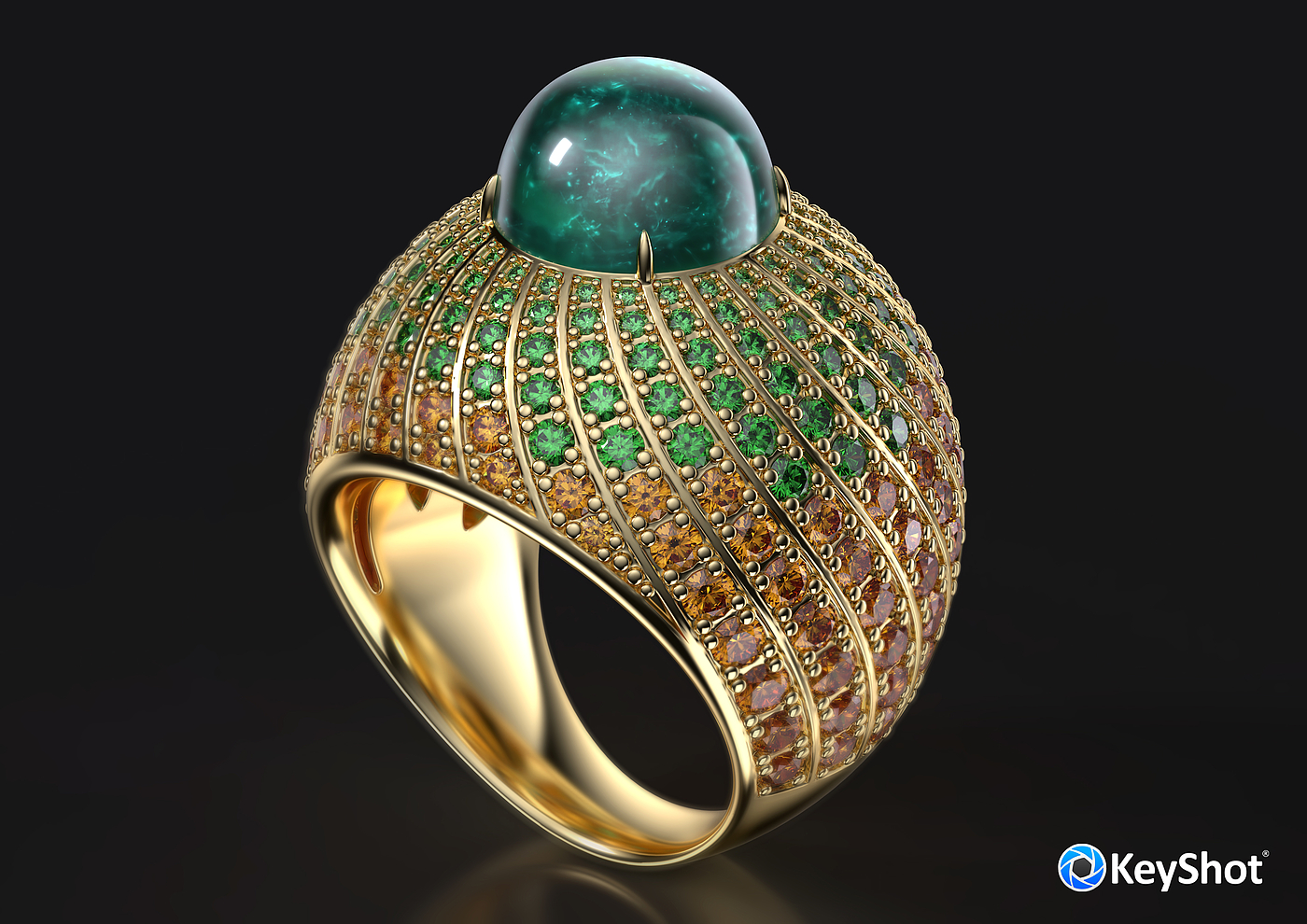 keyshot，Jewellery，jewelry，rhino，Zbrush，Render，gemstone，animation，