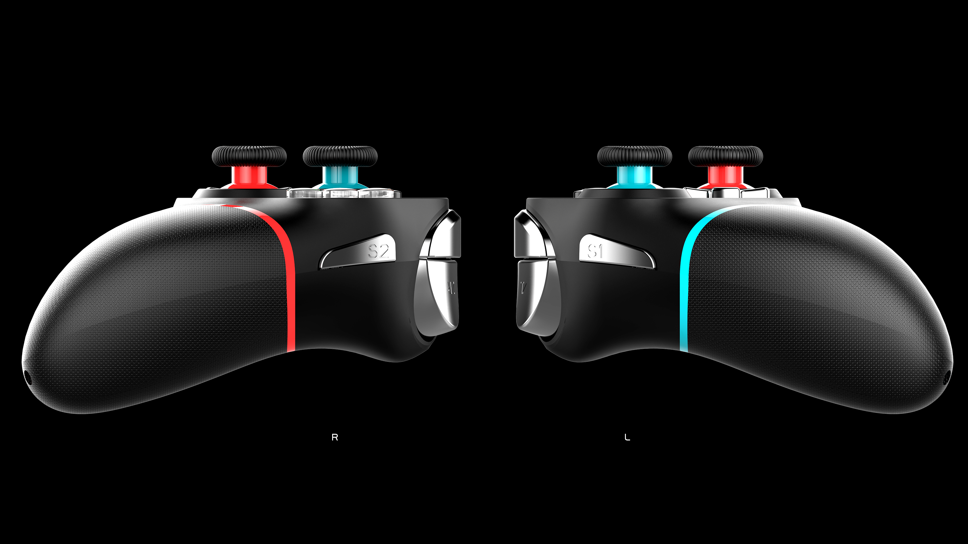 Game handle，Wireless controller，design sketch，Pie shark ipega，Bluetooth handle，