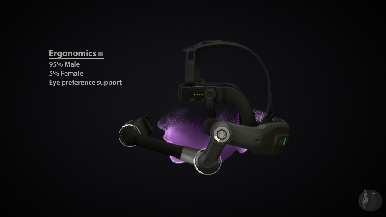 Wearable device，Wearable headset animation，HC1 Wearable，