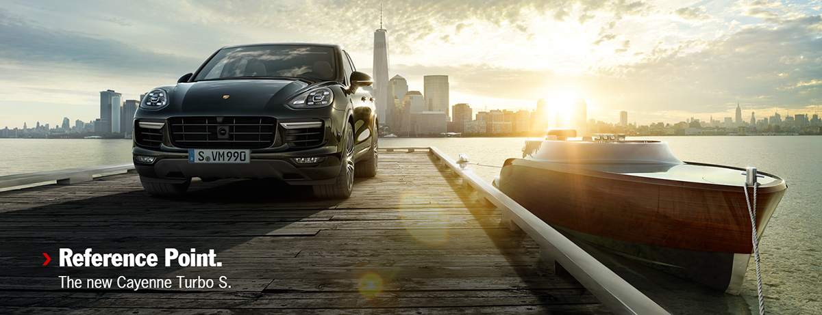 Automotive interior design，Car Photography，Porsche，Industrial design effect drawing，