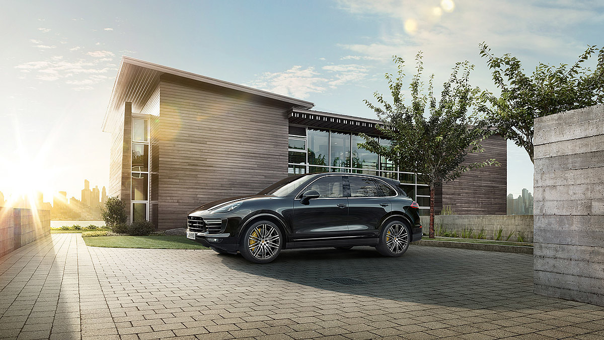 Automotive interior design，Car Photography，Porsche，Industrial design effect drawing，
