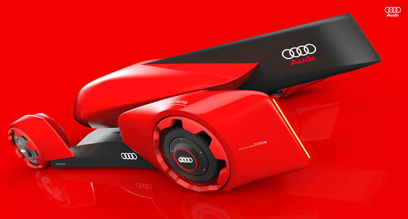 Audi ayrus，automobile，Hand drawn，Automatic design，
