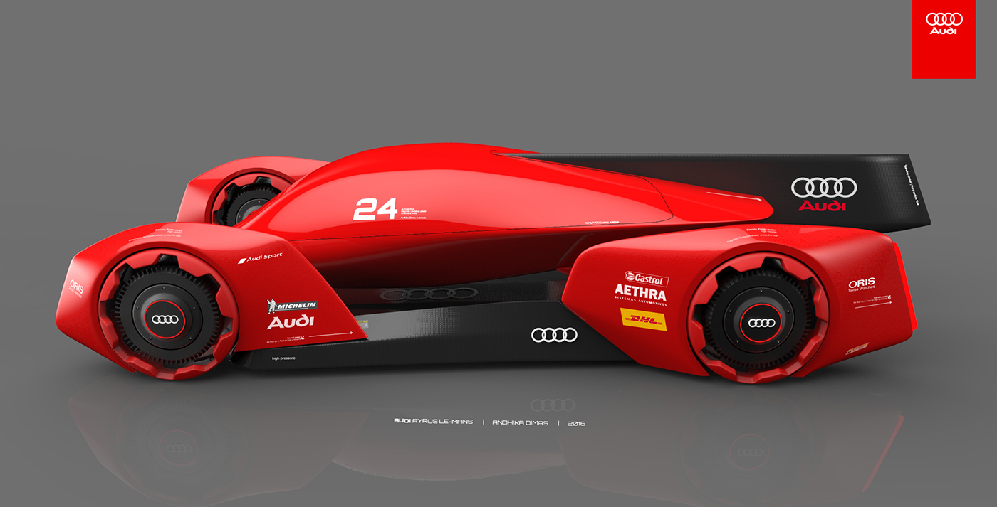 Audi ayrus，automobile，Hand drawn，Automatic design，