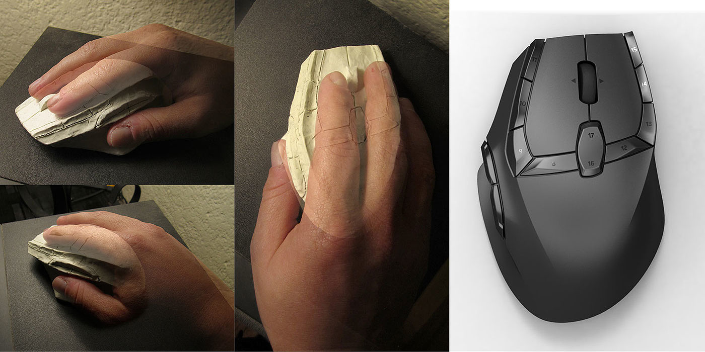 REFLEX Performance，Reflective mouse，Grip type，