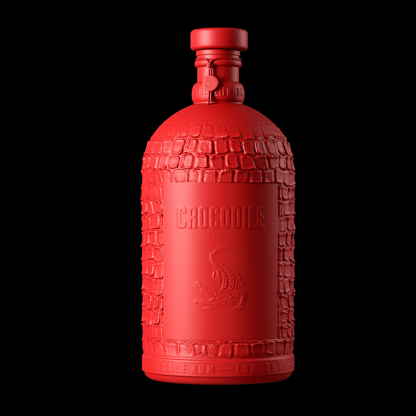 Crocodile，Rum，RUM，The wine bottle，packing design，