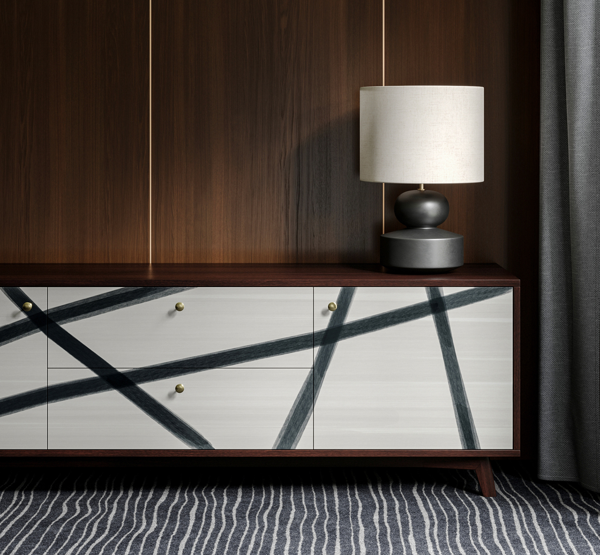 furniture design ，furniture，botany，cabinet，Home color matching，indoor，