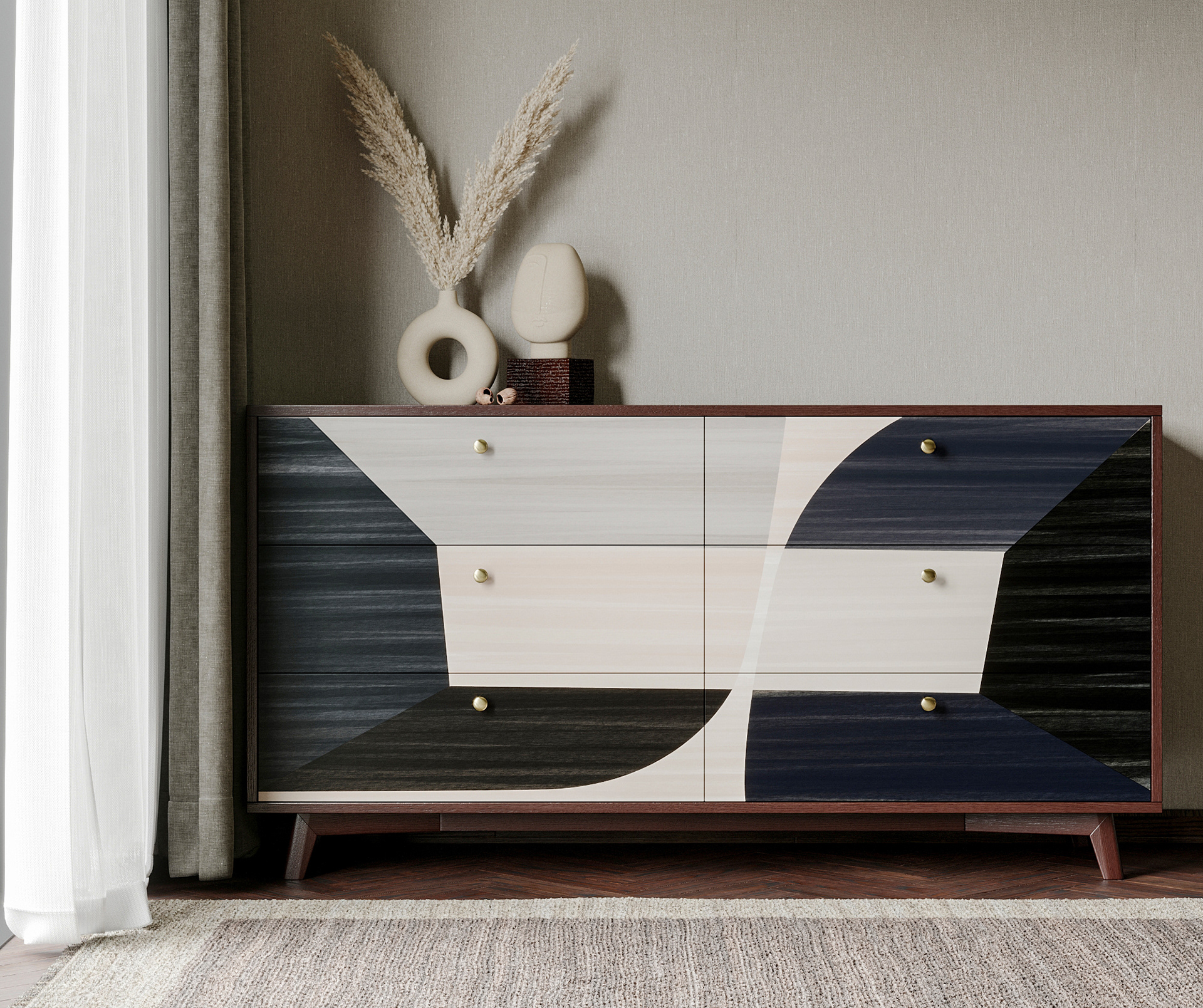 furniture design ，furniture，botany，cabinet，Home color matching，indoor，