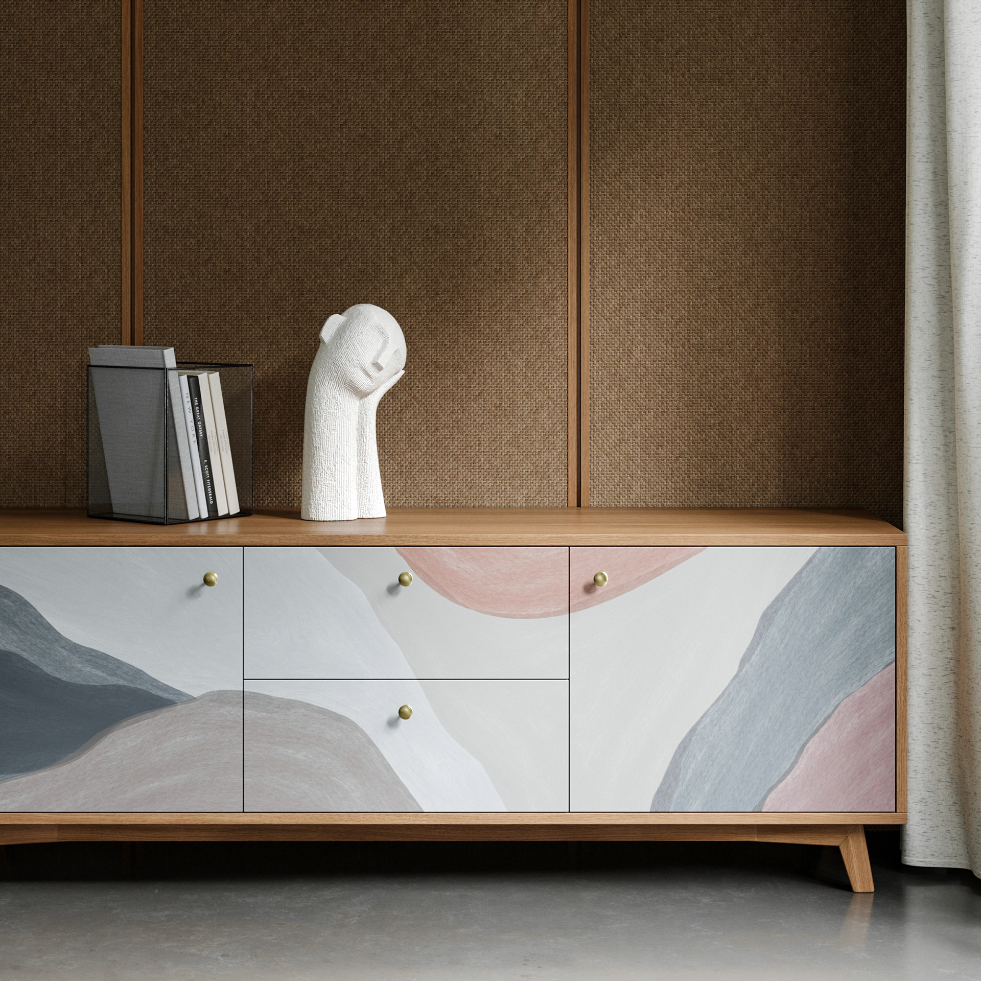 furniture design ，furniture，botany，cabinet，Home color matching，indoor，