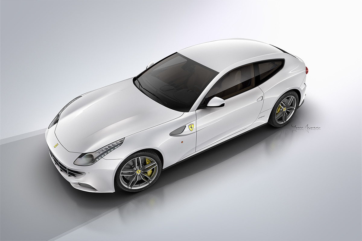 Ferrari，Sports car，Four wheel drive vehicle，Automobile design，industrial design，