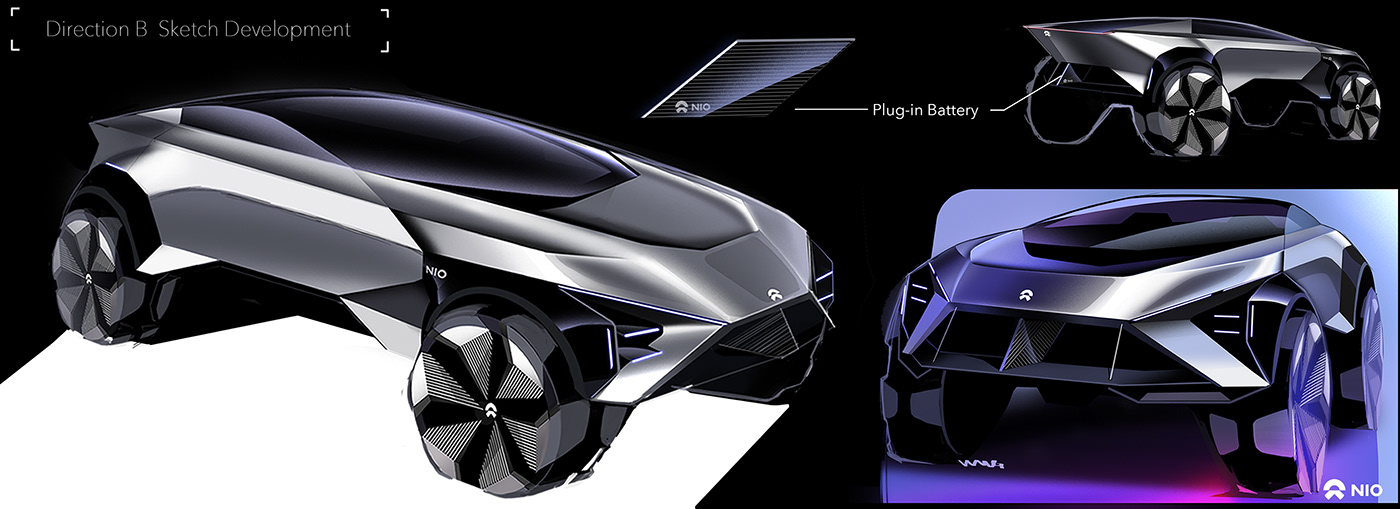 automobile，vehicle，conceptual design，NIO Premium Concept，